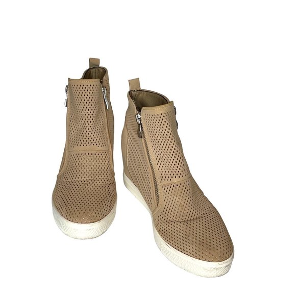 CCOCCI Wedge Booties CHARLOTE Brown Tan Suede 8 - Picture 3 of 9